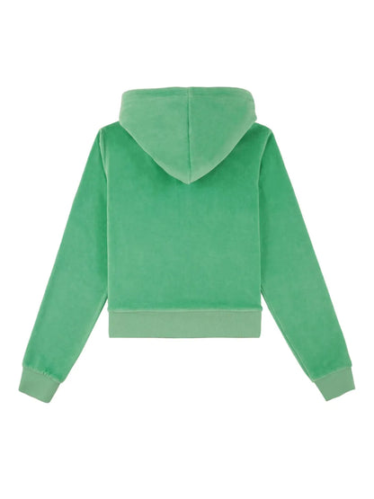 Italic Logo Cotton Hoodie