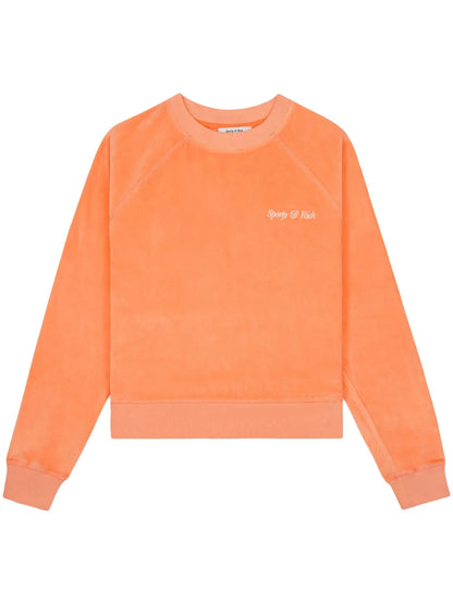 Italic Logo Cotton Sweatshirt