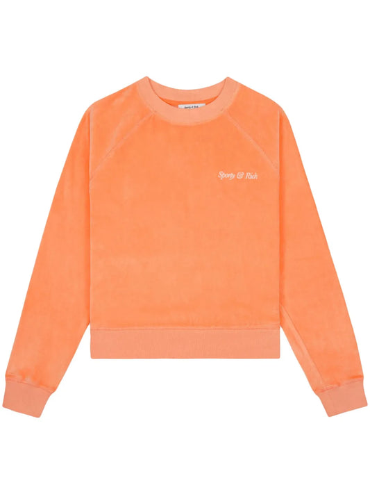 Italic Logo Cotton Sweatshirt
