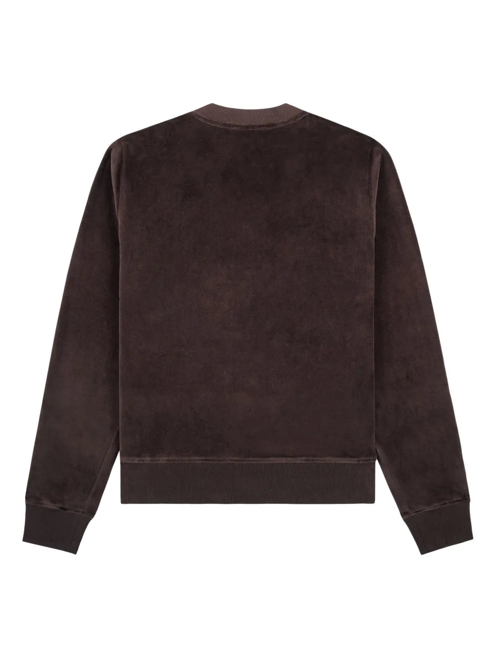 Crown Cotton Velour Sweatshirt