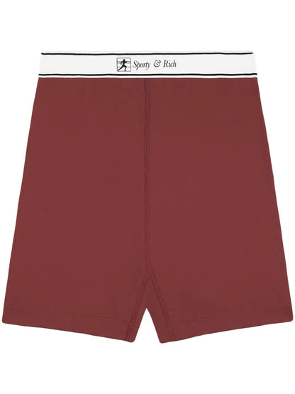 Runner Script Bike Shorts