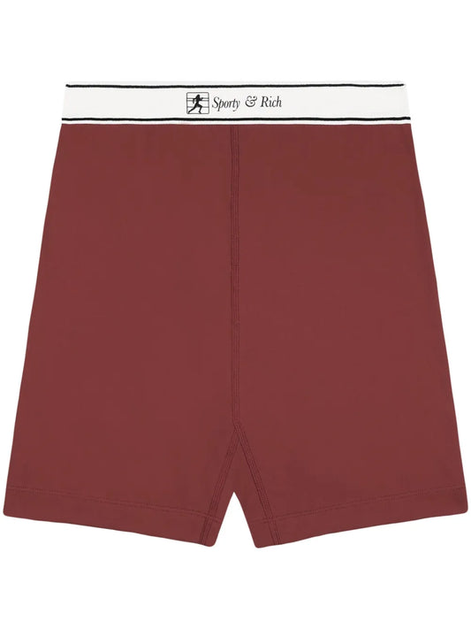 Runner Script Bike Shorts