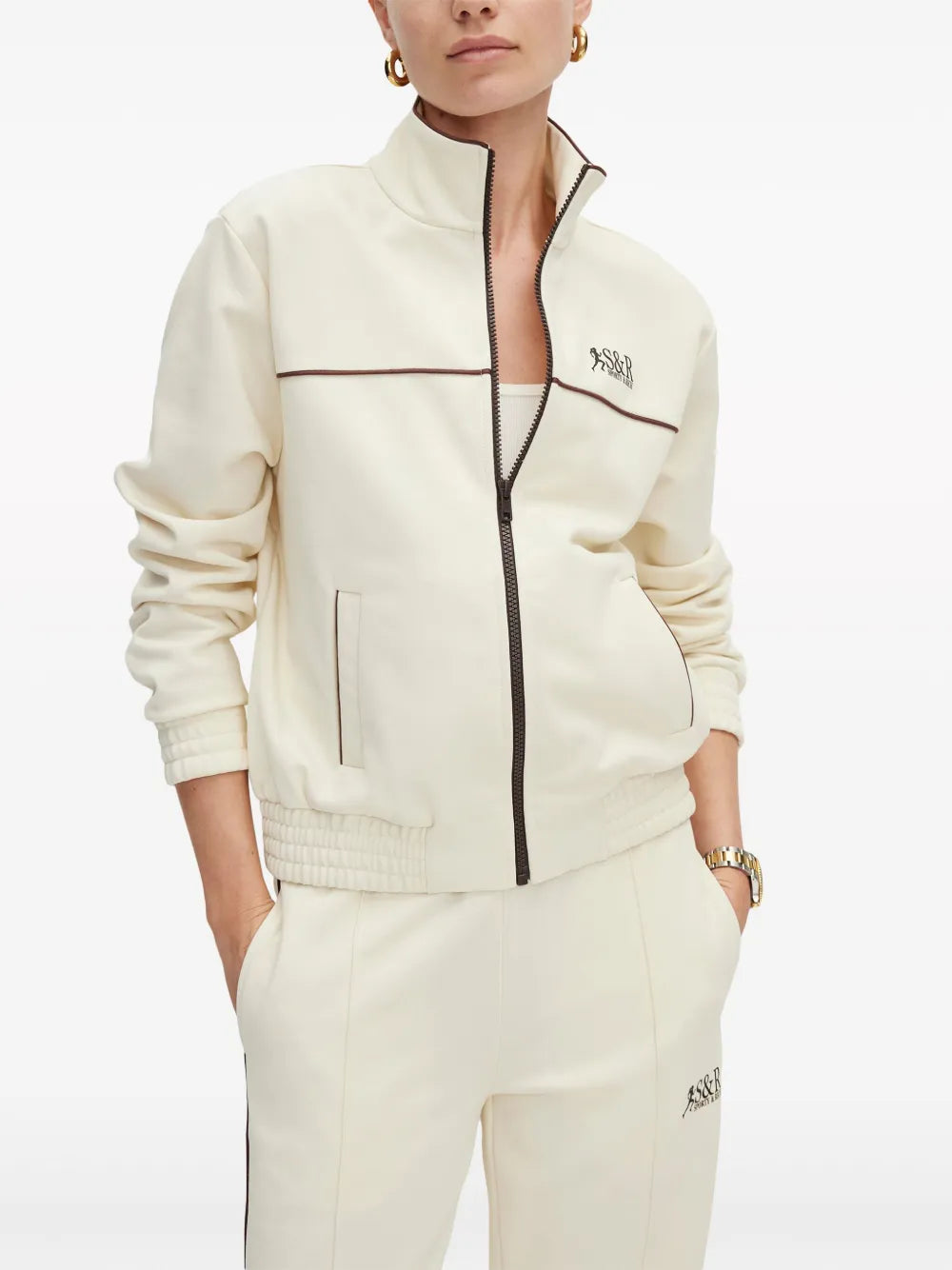 Action Logo-Print Track Jacket