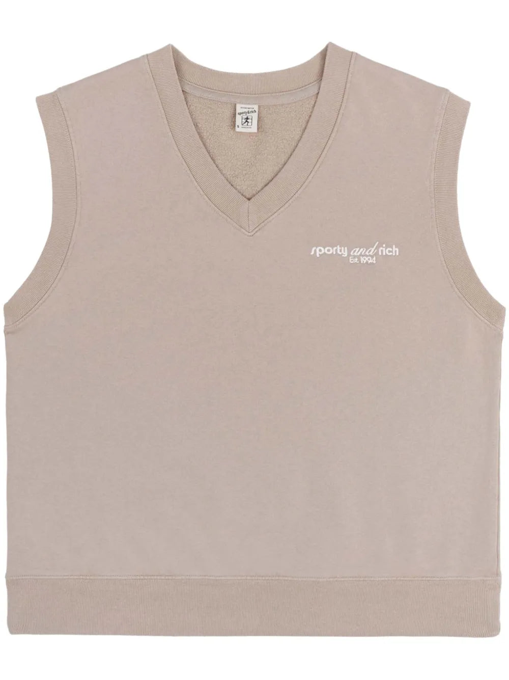 Tank Logo-Embroidered Cotton Vest