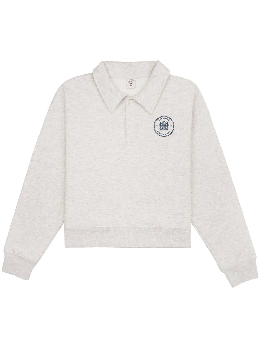 Bristol-Crest Long-Sleeve Polo Top