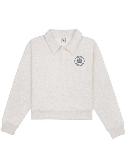 Bristol-Crest Long-Sleeve Polo Top