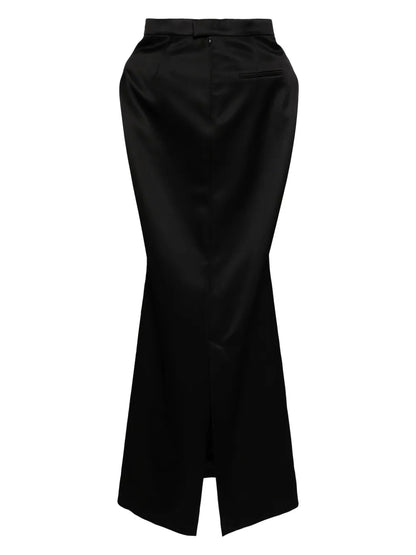 Boat-Neck Silk Dress