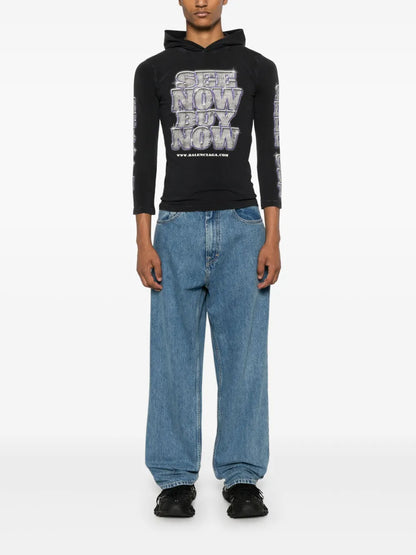 Snbn Hooded Long-Sleeve T-Shirt