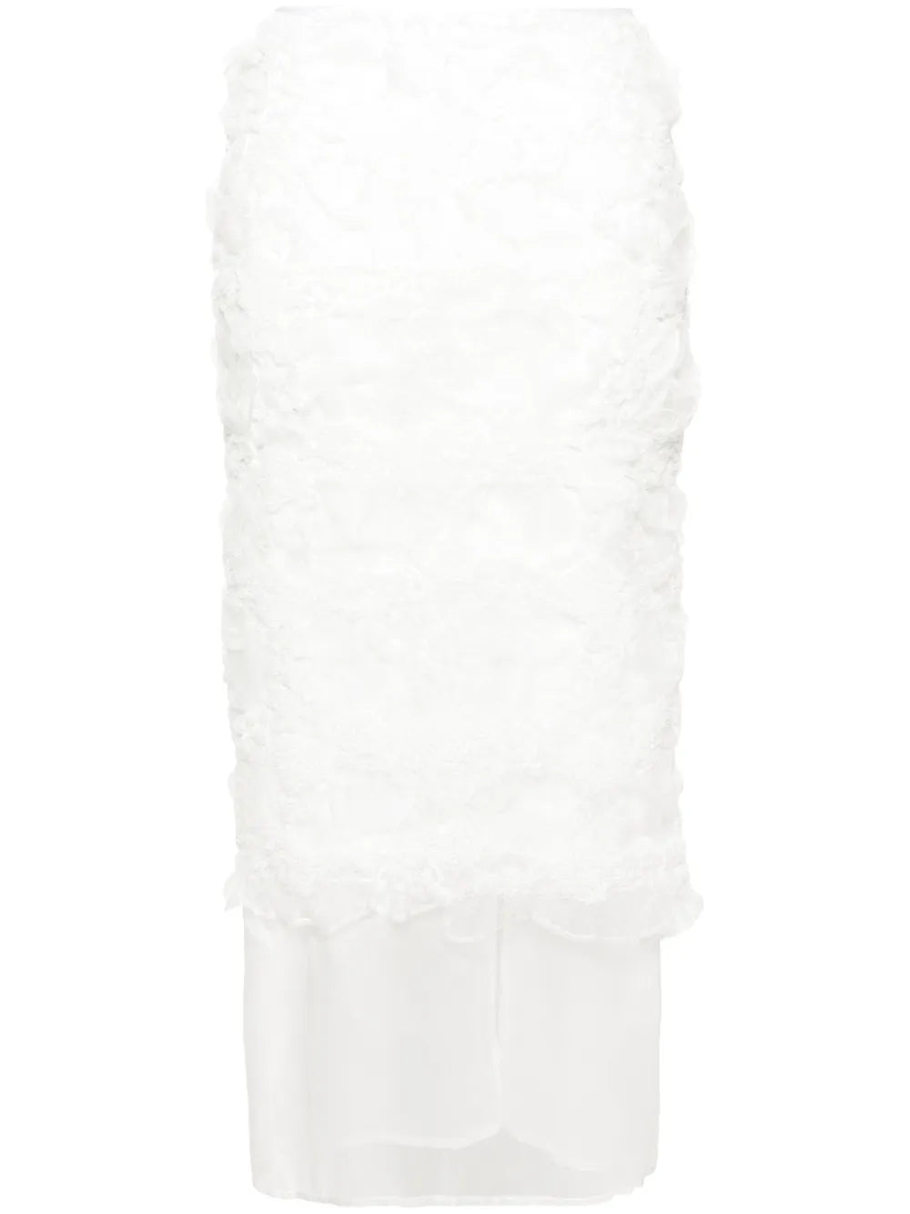 Glenda Organza Midi Skirt