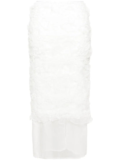 Glenda Organza Midi Skirt
