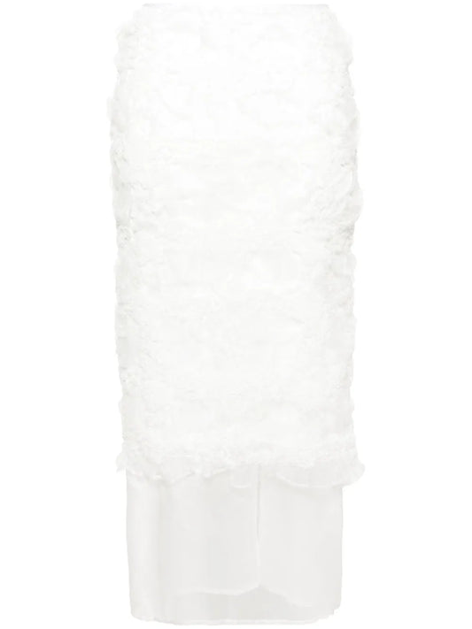 Glenda Organza Midi Skirt