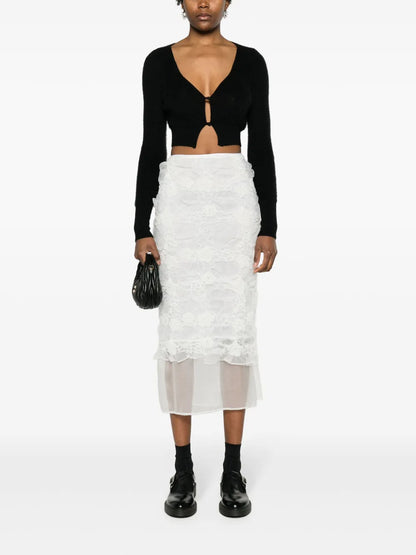 Glenda Organza Midi Skirt