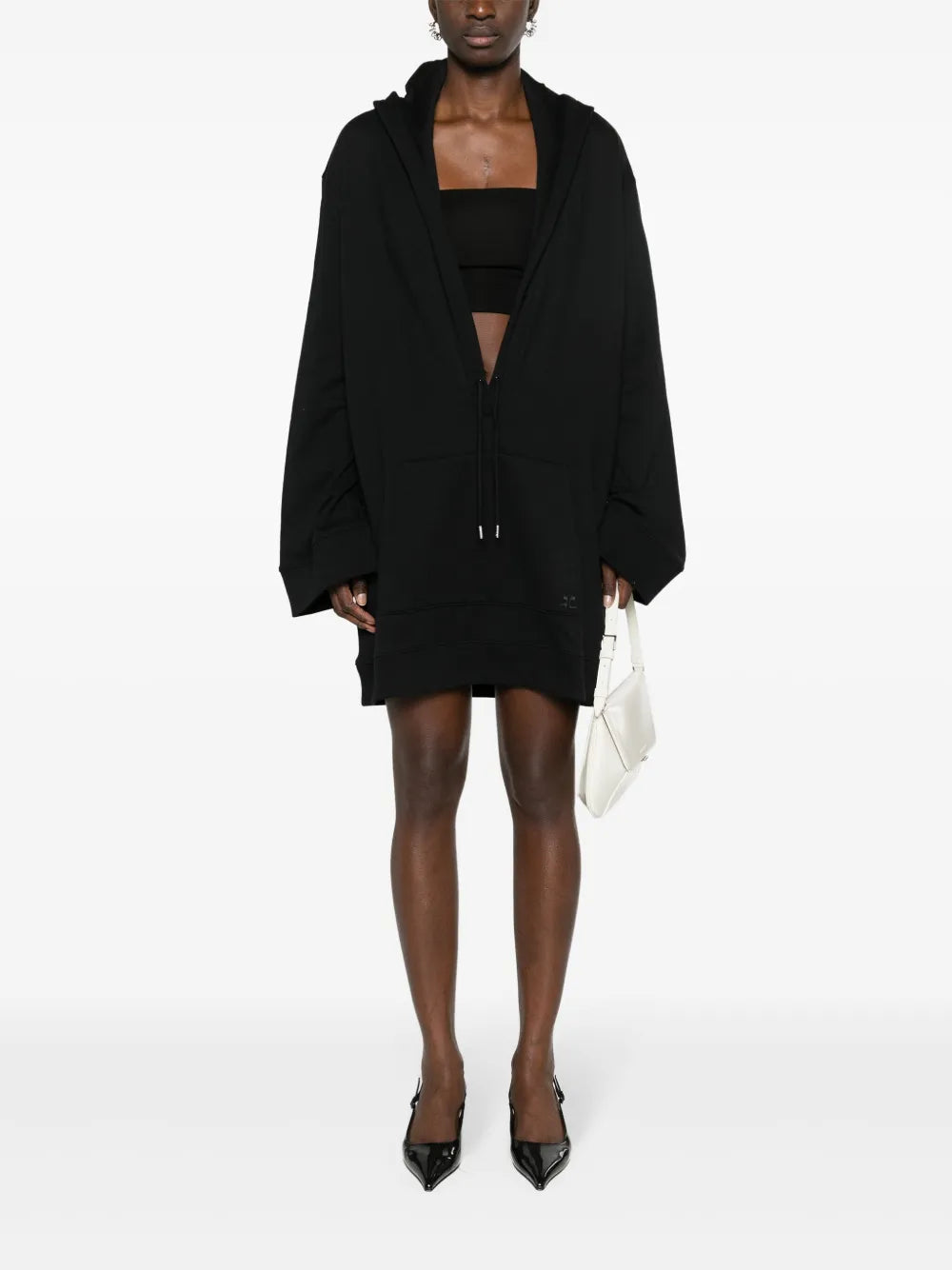 Hyperbole Hooded Minidress