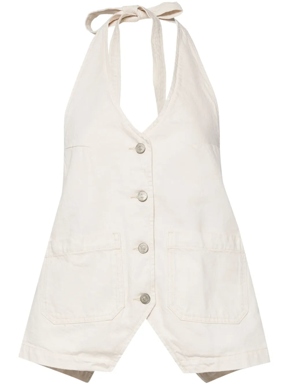 Brittany Denim Halter Top