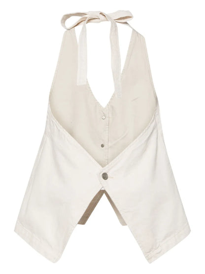 Brittany Denim Halter Top