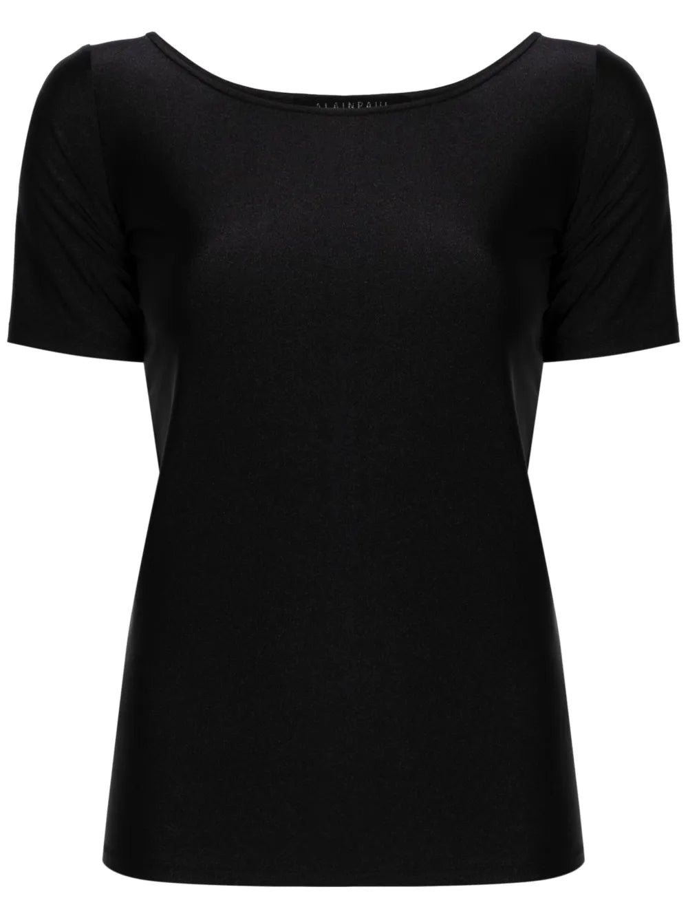 Logo-Embroidered Boat-Neck T-Shirt