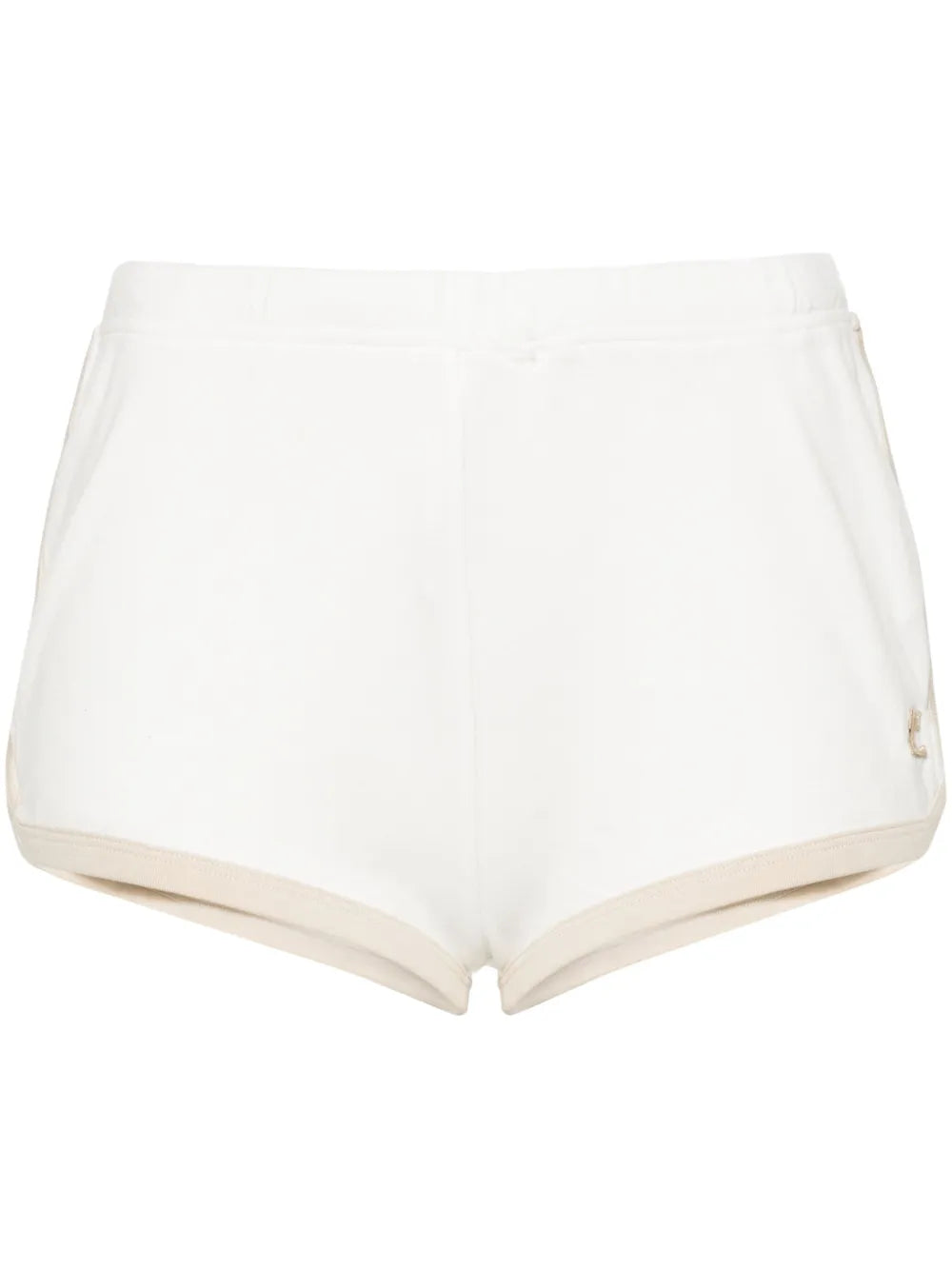 Logo-Patch Cotton Shorts