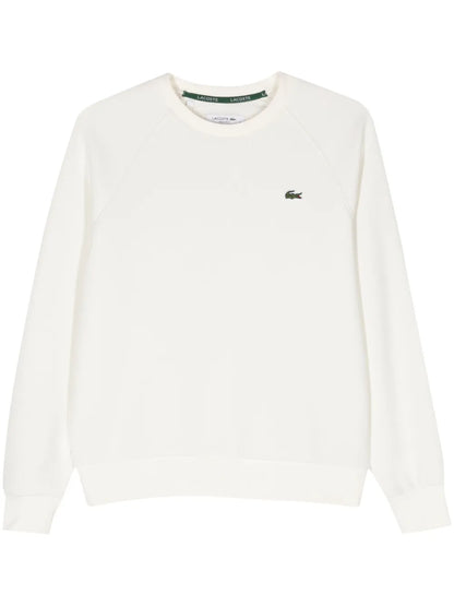 Crocodile-Patch Jersey Sweatshirt