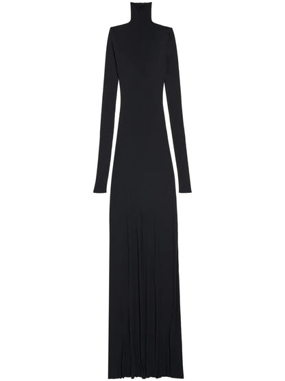 Cover Technical-Knit Maxi Dress