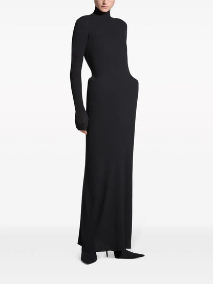 Cover Technical-Knit Maxi Dress