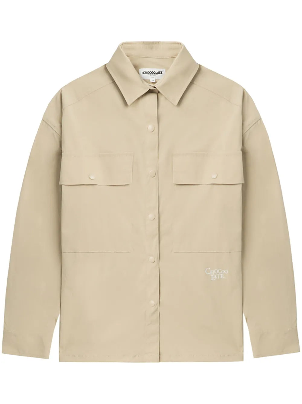 Logo-Appliqué Flap-Pocket Shirt
