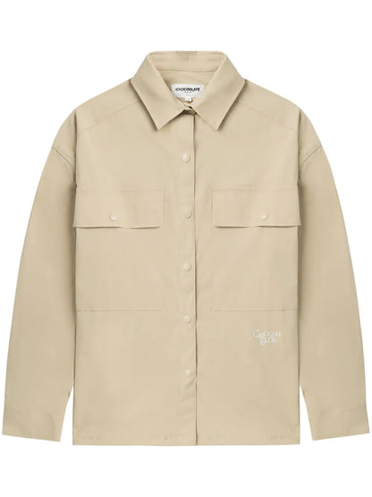 Logo-Appliqué Flap-Pocket Shirt