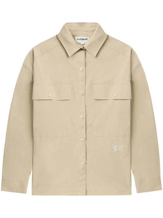 Logo-Appliqué Flap-Pocket Shirt