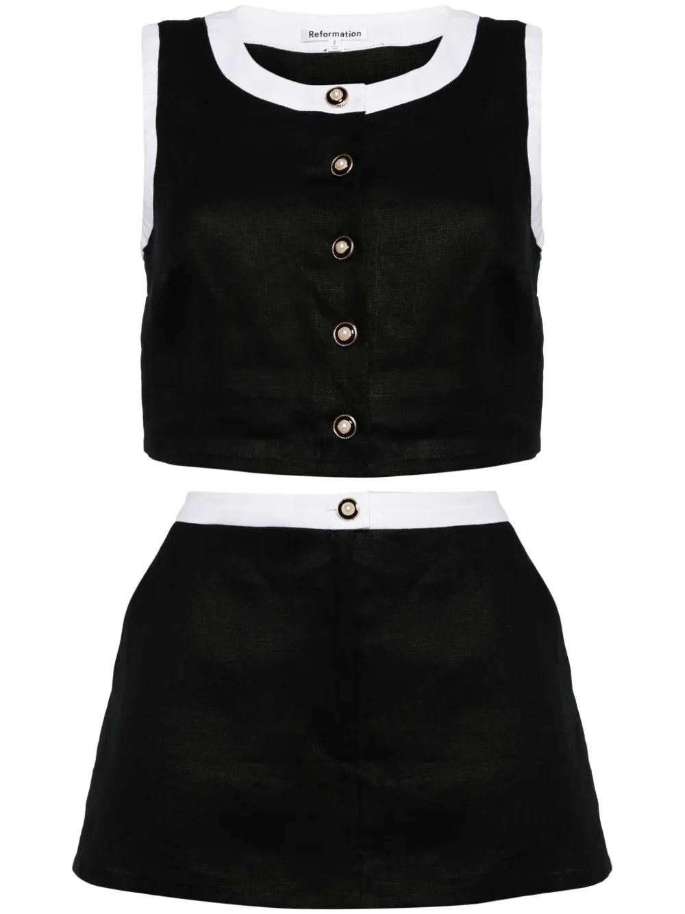 Roxy Linen Two-Piece Set