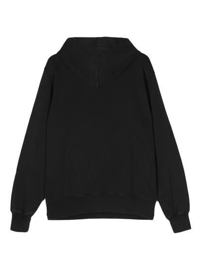 Ballchain-Detail Cotton Hoodie