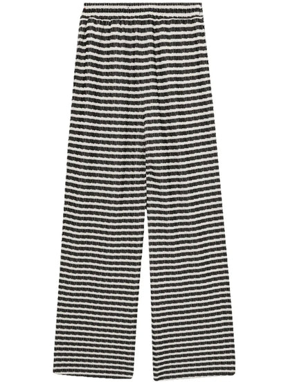 High-Waisted Wide-Leg Trousers