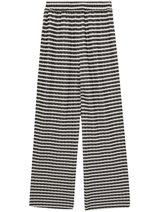 High-Waisted Wide-Leg Trousers