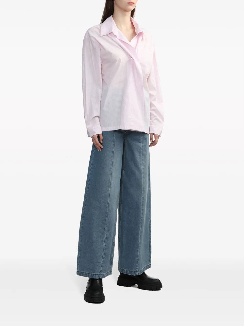 Asymmetric Cotton Shirt