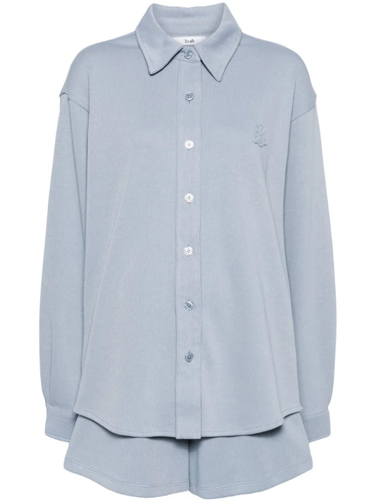 Logo-Embroidered Short Set