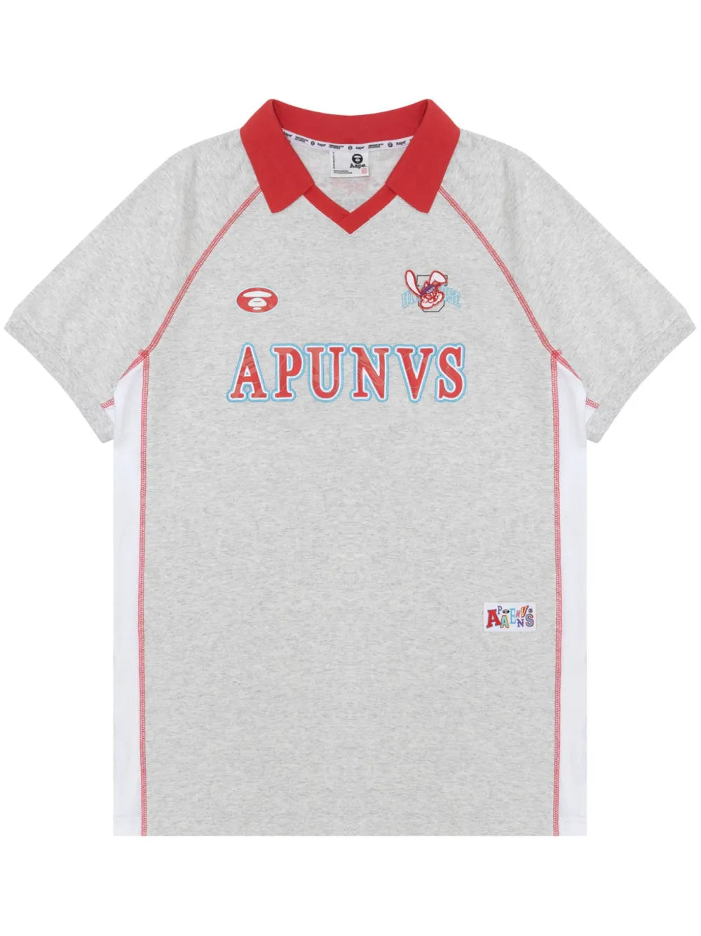Logo-Print V-Neck T-Shirt