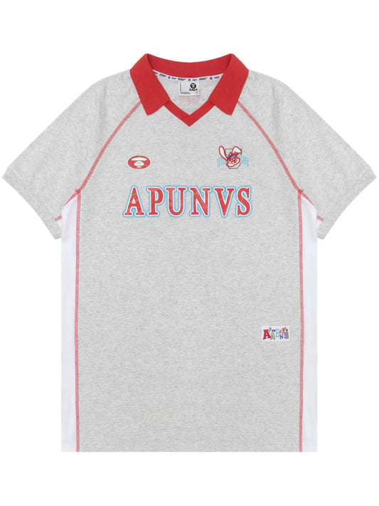 Logo-Print V-Neck T-Shirt