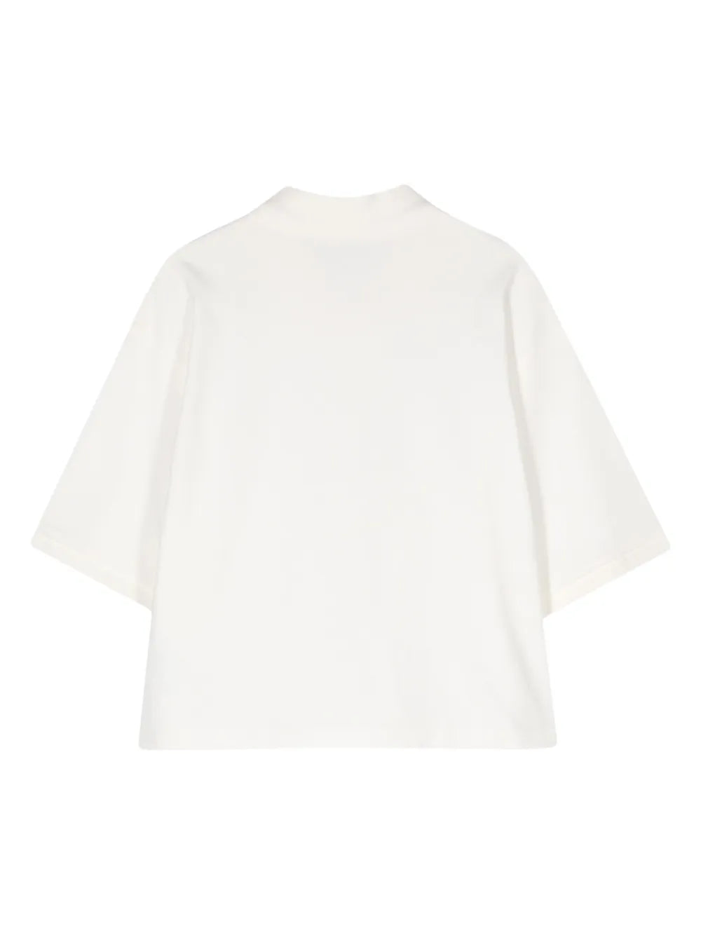 Cotton Cropped Polo Shirt