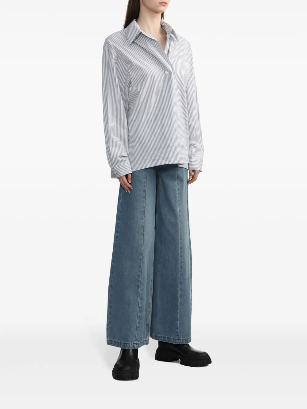Asymmetric Cotton Shirt