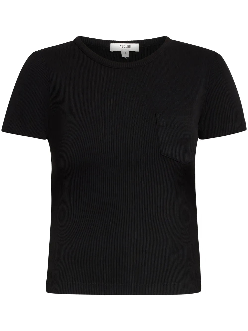 Ribbed Organic Cotton-Blend T-Shirt
