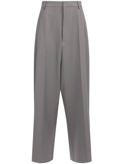 Wide-Leg Tailored Trousers