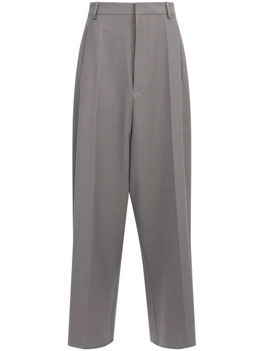 Wide-Leg Tailored Trousers