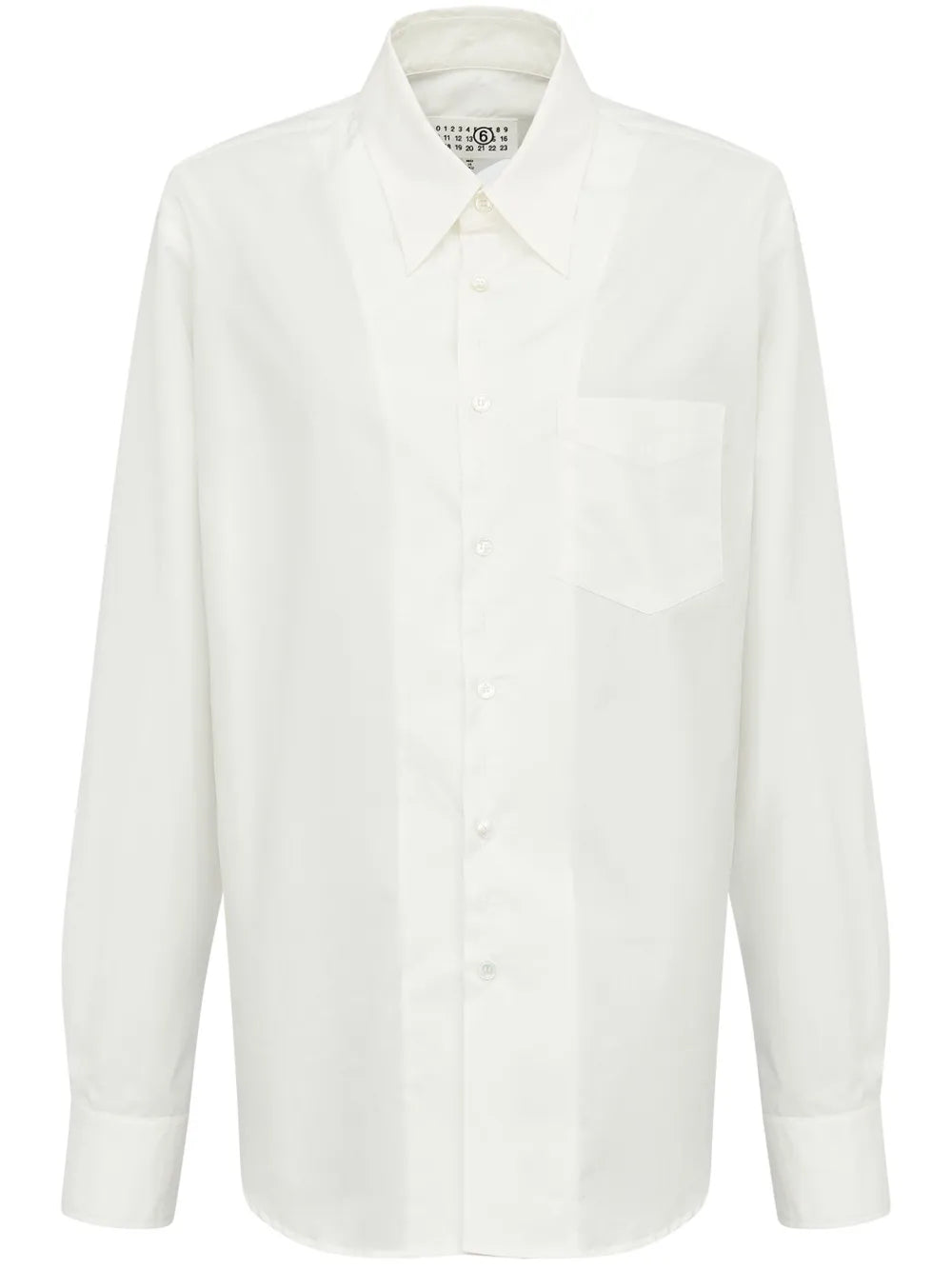 Slash-Detail Cotton Shirt