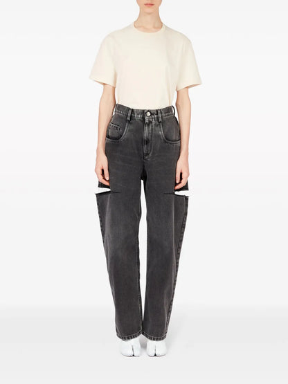 High-Rise Tapered Jeans