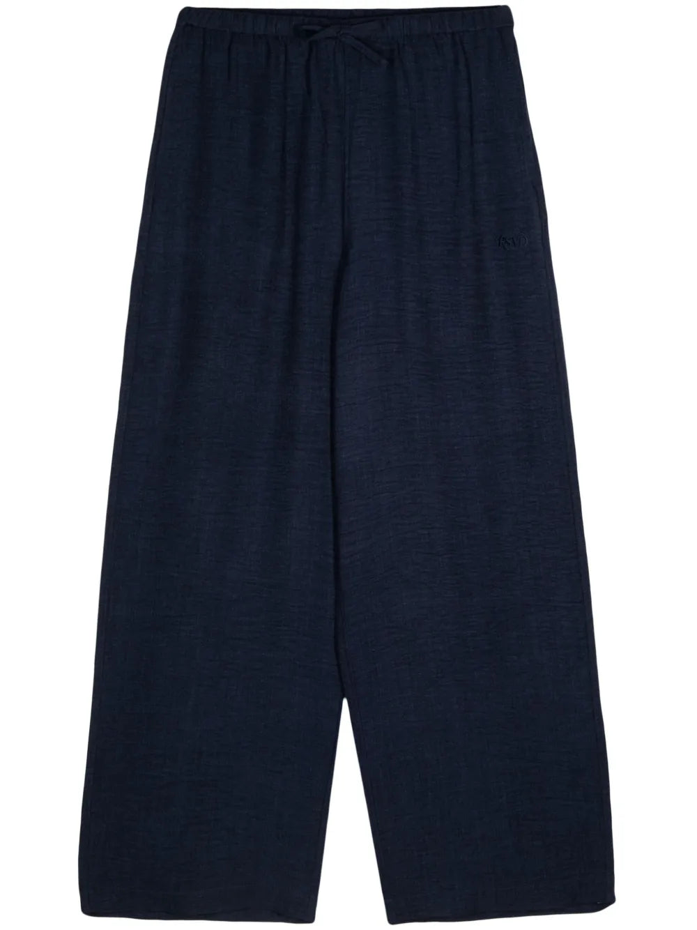 Pleated Wide-Leg Trousers