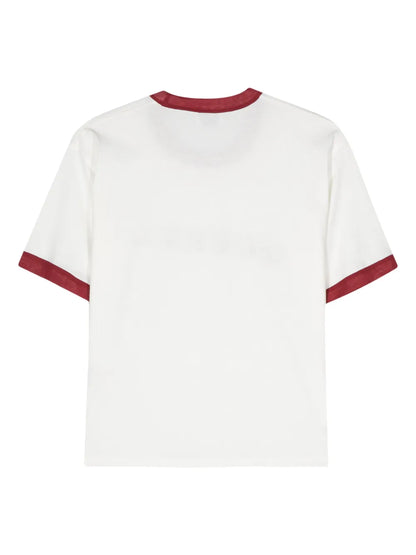 Flocked-Logo Cotton T-Shirt