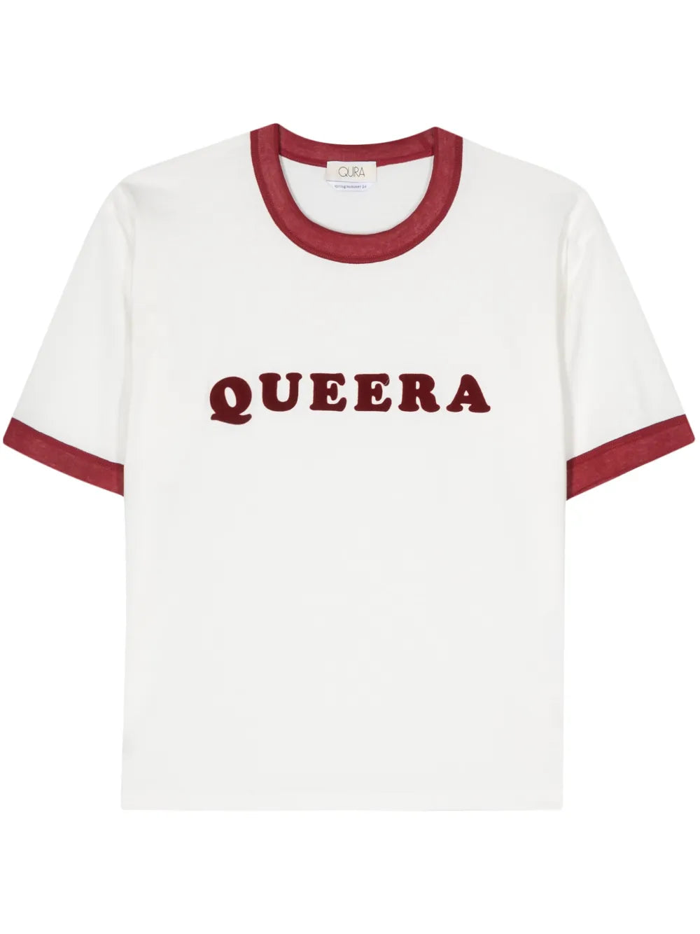 Flocked-Logo Cotton T-Shirt
