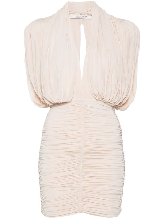 Draped Mini Dress