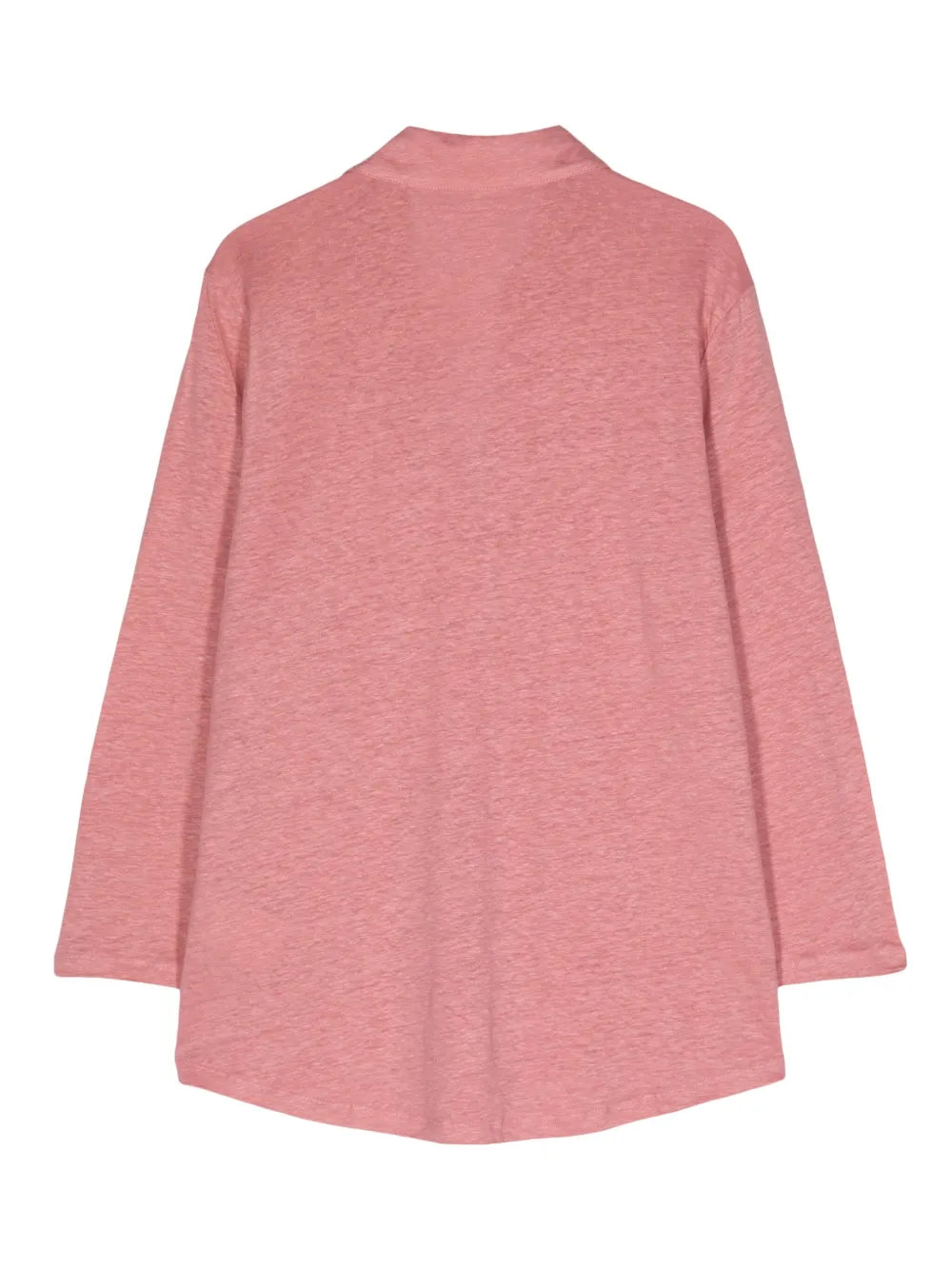 Linen-Blend Jersey Cardigan