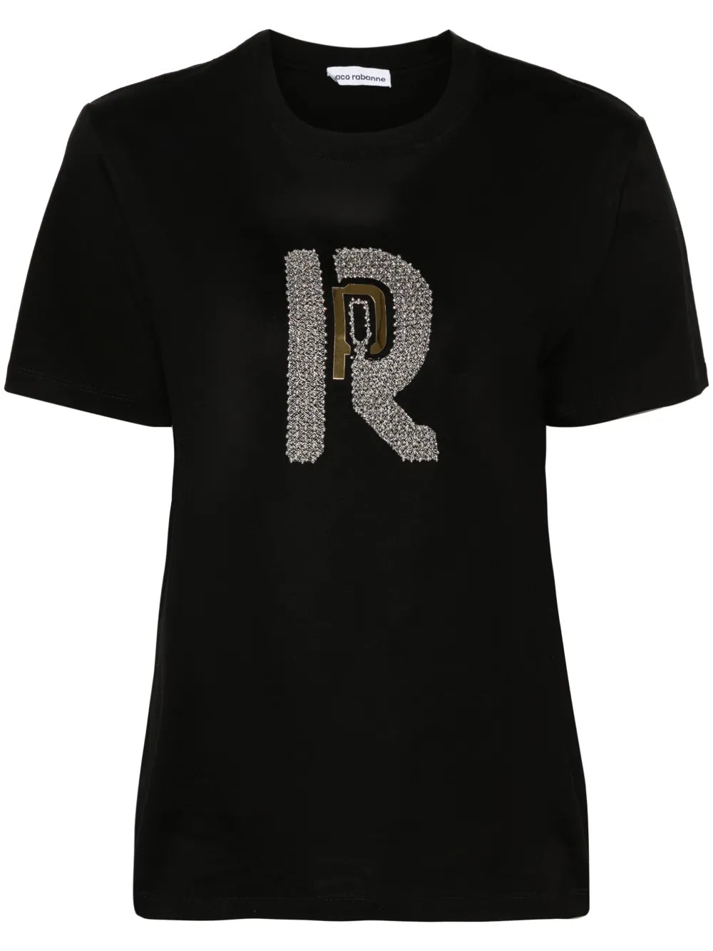 Bead-Embellished Cotton T-Shirt