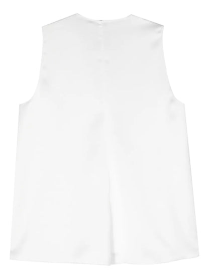 Tropeche Sleeveless Satin Blouse