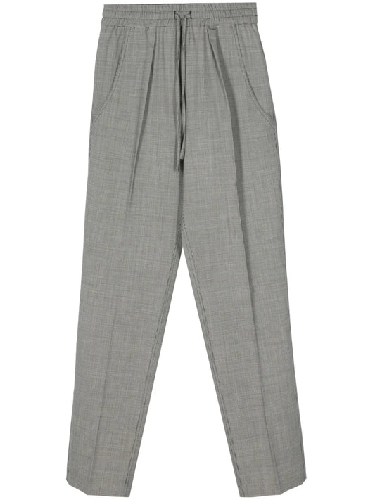 Liska Houndstooth Tapered Trousers